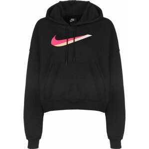 Nike Sportswear Mikina 'Icon Clash'  čierna / ružová