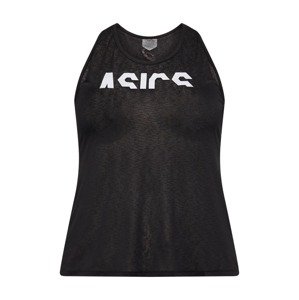 ASICS Športový top  čierna / biela
