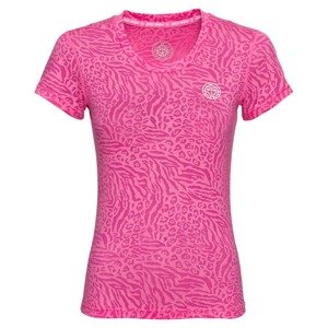 BIDI BADU Funkčné tričko 'Anni'  ružová / svetloružová / biela