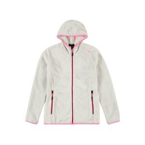 CMP Funkčná flisová bunda  biela / ružová