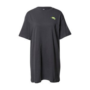 Nike Sportswear Šaty  grafitová / neónovo zelená