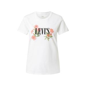 LEVI'S Tričko  biela / čierna / ružová