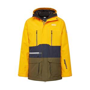 Picture Organic Clothing Outdoorová bunda  zlatá žltá / tmavomodrá / olivová