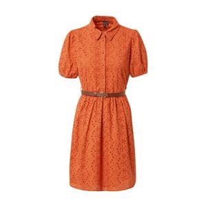 VERO MODA Košeľové šaty 'Ellie'  pastelovo oranžová