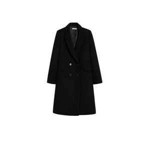 MANGO Prechodný kabát 'Dali'  čierna