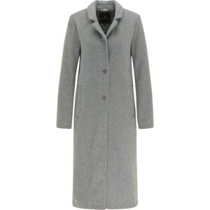 DreiMaster Klassik Zimný kabát  sivá melírovaná