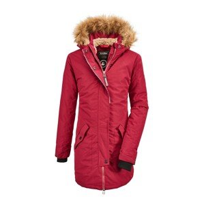 KILLTEC Outdoorová bunda 'Bantry'  pastelovo červená / svetlohnedá / čierna