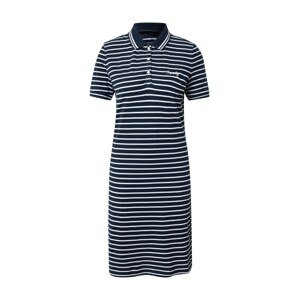 Superdry Košeľové šaty 'Polo'  sivá / námornícka modrá