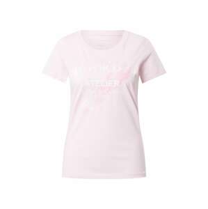 EINSTEIN & NEWTON Tričko 'Violet Atelier'  ružová / biela