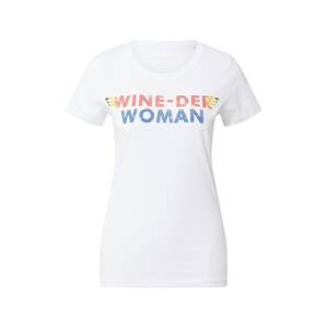 EINSTEIN & NEWTON T-Shirt 'Wine Woman'  biela / modrá / červená