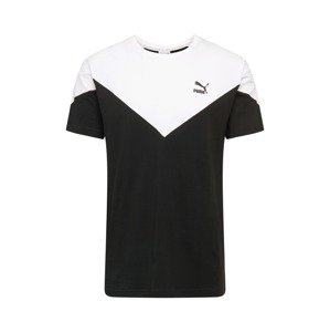 PUMA Funkčné tričko 'Iconic MCS'  čierna / biela
