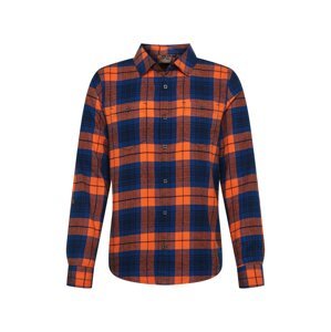 ICEPEAK Funkčná košeľa 'AACH'  tmavomodrá / oranžová