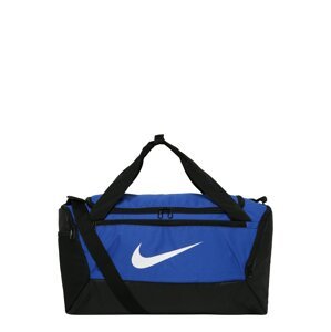 NIKE Športová taška  modrá / čierna / biela