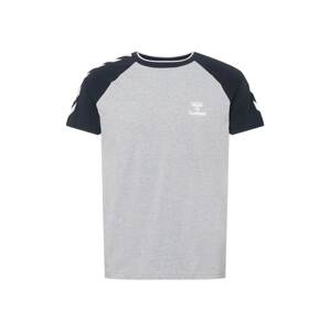 Hummel Sportshirt 'Mark'  svetlosivá / biela / čierna