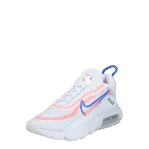 Nike Sportswear Nízke tenisky  biela / neónovo oranžová / kráľovská modrá