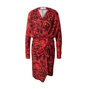Essentiel Antwerp Šaty 'Wamp'  červená / čierna