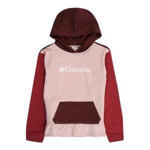COLUMBIA Sportsweatshirt  červená / pastelovo ružová / krvavo červená