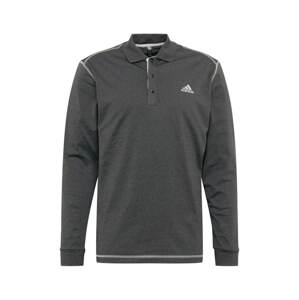 adidas Golf Funkčné tričko  tmavosivá / biela