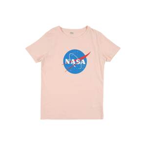 Mister Tee Tričko 'NASA Insignia'  modrá / ružová / červená / biela