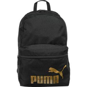 PUMA Športový batoh 'Phase'  zlatá žltá / čierna