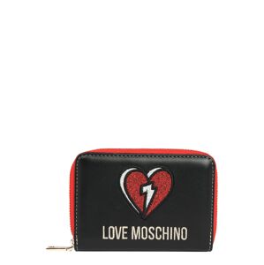 Love Moschino Peňaženka  oranžovo červená / čierna