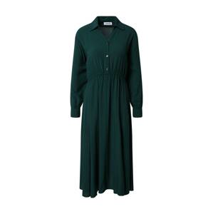 EDITED Košeľové šaty 'Lisette'  zelená