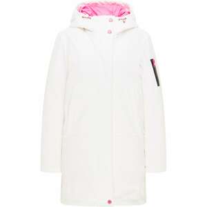 MYMO Zimný kabát  ružová / šedobiela / čierna