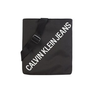 Calvin Klein Jeans Taška cez rameno  čierna / biela