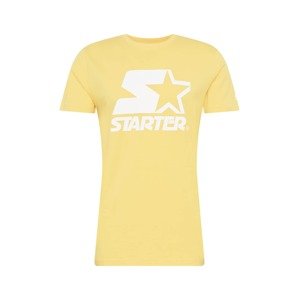 Starter Black Label Shirt  žltá / biela
