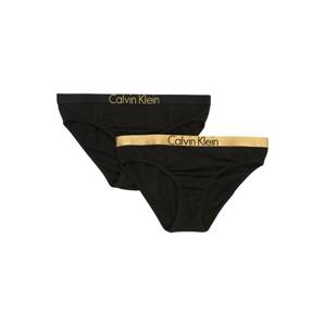 Calvin Klein Underwear Bikini  čierna / zlatá