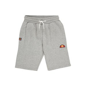 ELLESSE Shorts  sivá melírovaná / biela / oranžová / svetločervená