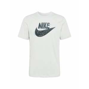 Nike Sportswear Shirt 'HAND DRAWN '  kráľovská modrá / biela / svetlosivá