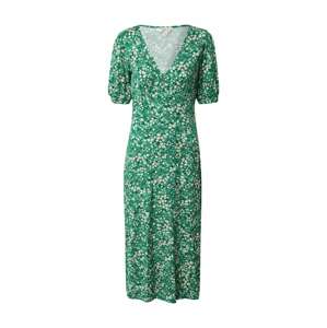 Miss Selfridge Šaty  zelená / biela / tmavomodrá