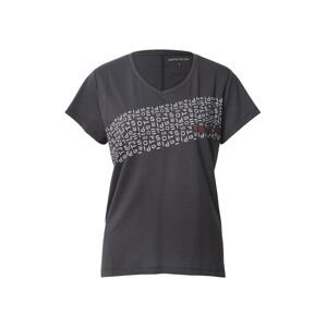 ESPRIT SPORT Funkčné tričko  čierna / červená / biela