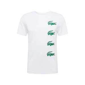 Lacoste Sport Tričko 'TECHNIQUE'  zelená / biela / červená