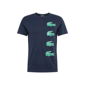 Lacoste Sport Tričko 'TECHNIQUE'  zelená / námornícka modrá