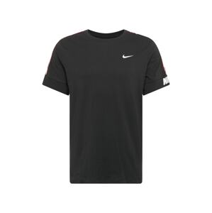 Nike Sportswear Shirt  čierna / biela / červená