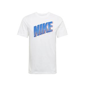 Nike Sportswear Tričko  biela / modrá / červená