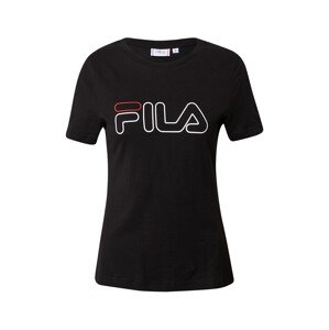 FILA Funkčné tričko 'Ladan'  čierna / biela / červená