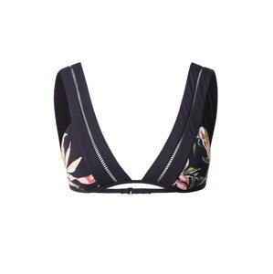 ROXY Bikinový top 'GARDEN SURF'  čierna / zmiešané farby
