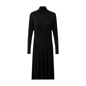 Calvin Klein Pletené šaty 'Flare'  čierna