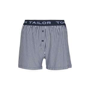 TOM TAILOR Pyžamové nohavice  námornícka modrá / biela