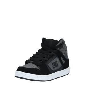 DC Shoes Športová obuv  sivá / tmavosivá / čierna / biela