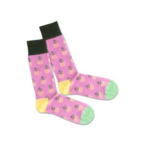 DillySocks Ponožky 'Pineapple Lila'  zmiešané farby / ružová