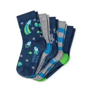 SCHIESSER Ponožky  námornícka modrá / sivá / zelená / biela