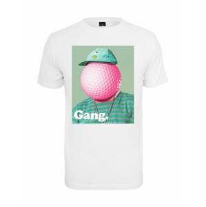 Mister Tee Tričko 'Golf Gang'  zelená / mätová / ružová / červená / biela