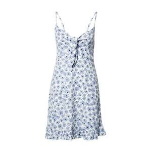 Cotton On Letné šaty 'Kiara'  biela / svetlomodrá
