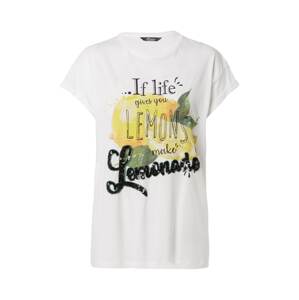 PRINCESS GOES HOLLYWOOD Tričko 'Lemonade'  biela / zmiešané farby