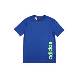 ADIDAS PERFORMANCE Funkčné tričko  neónovo zelená / modrá