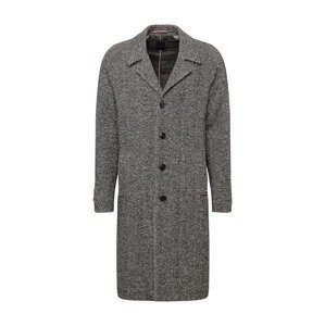 Tommy Hilfiger Tailored Prechodný kabát 'HERRINGBONE'  sivá / čierna